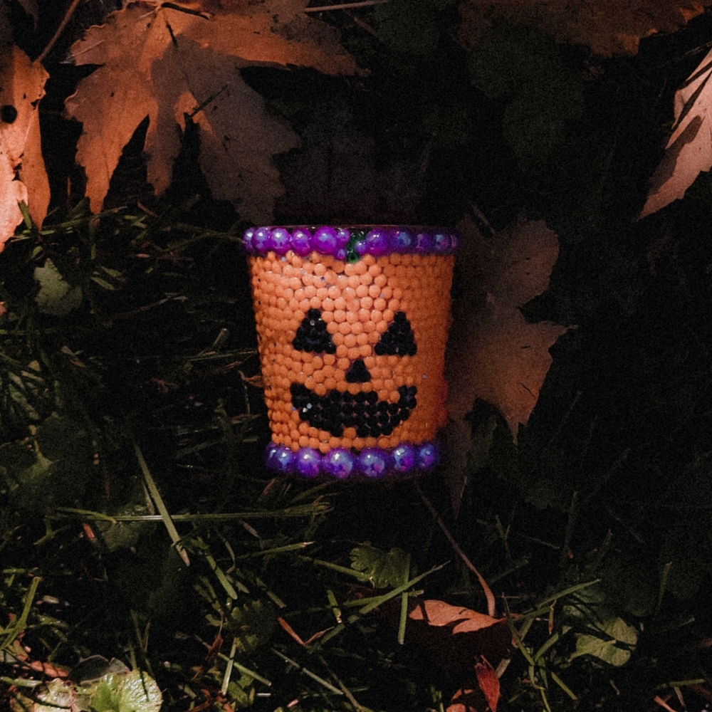 Jack O Lantern shot glass